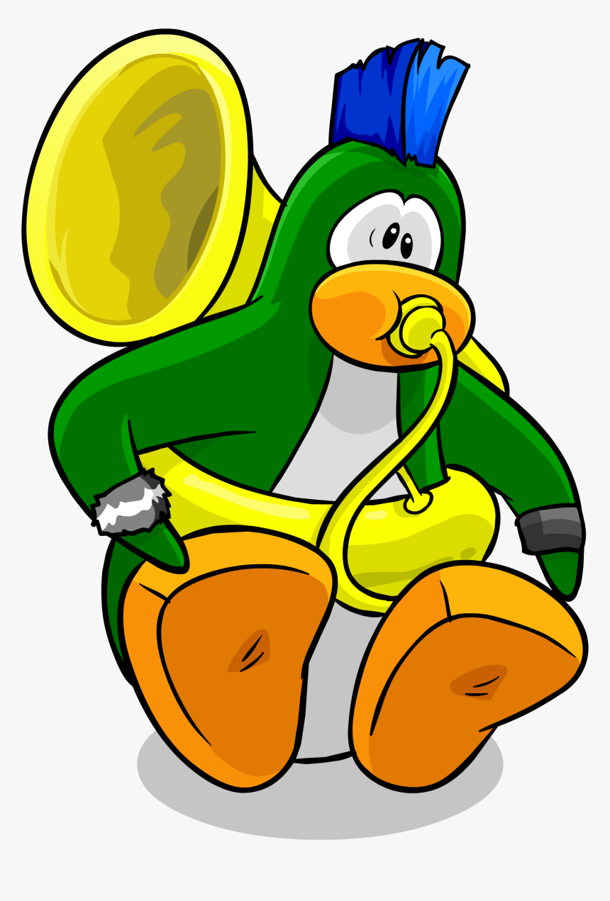 Club Penguin Rewritten Wiki - Tuba Club Penguin Gif, HD Png Download, Free Download