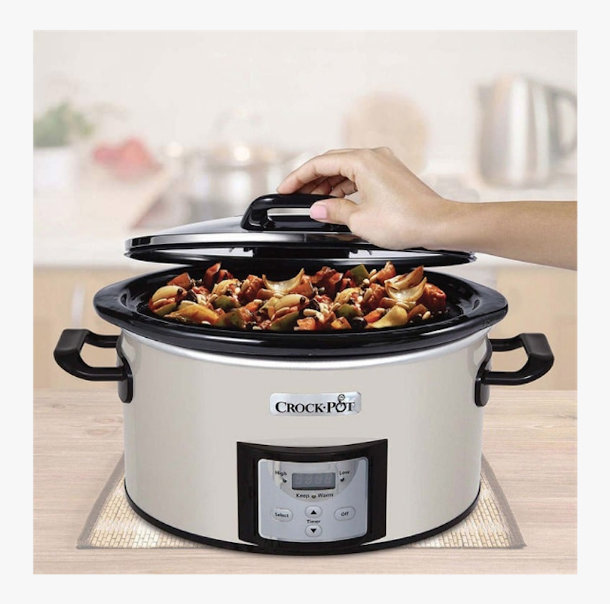 Slow Cooker 4qt Programmable Smart Pot Lunch Dinner - Food Steamer, HD Png Download, Free Download