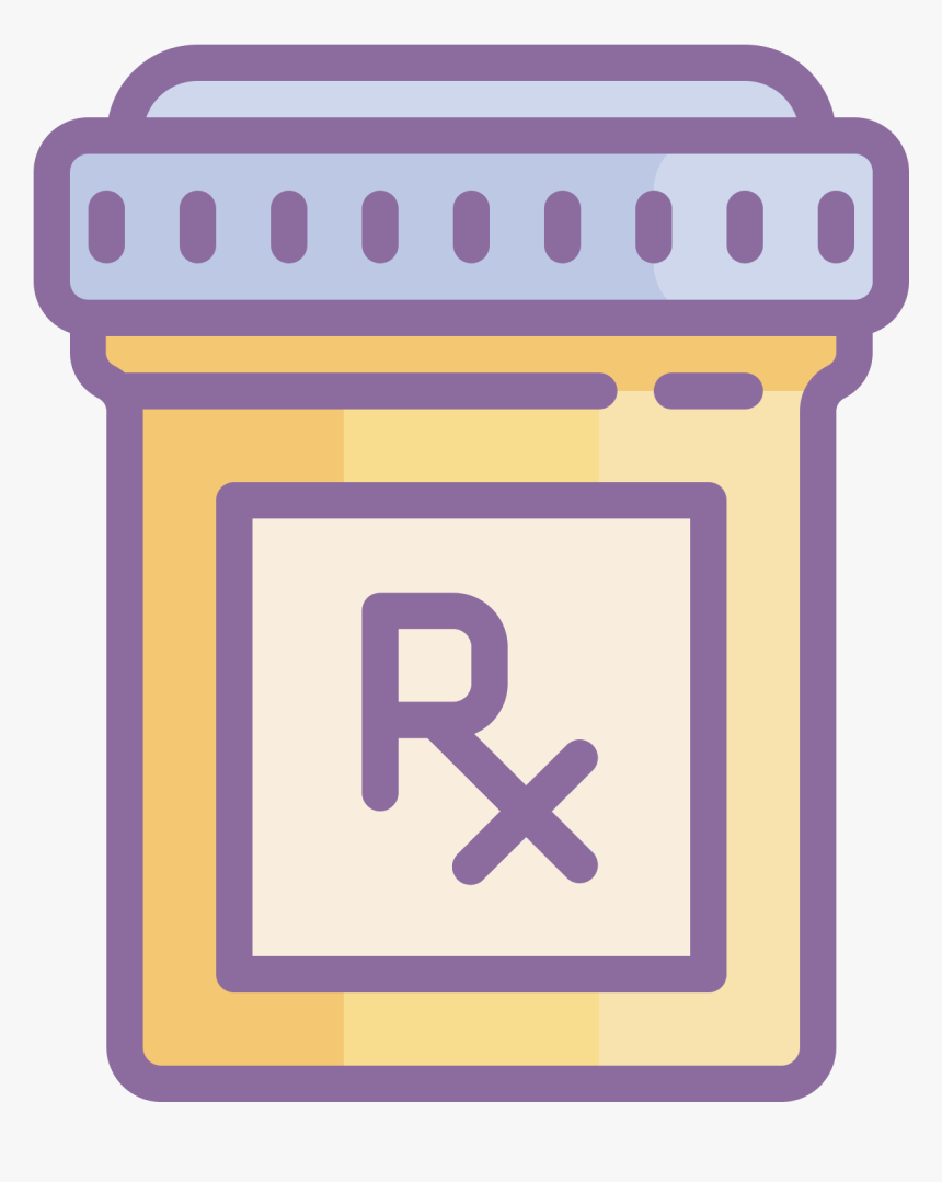 Pill Bottle Icon - Prescription Clipart, HD Png Download, Free Download