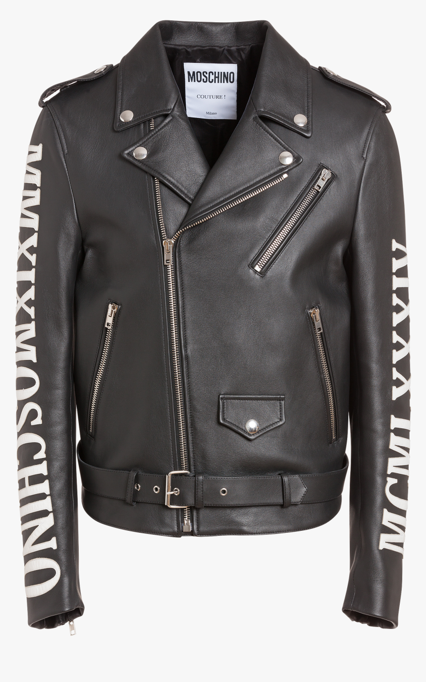 Moschino Leather Jacket, HD Png Download, Free Download