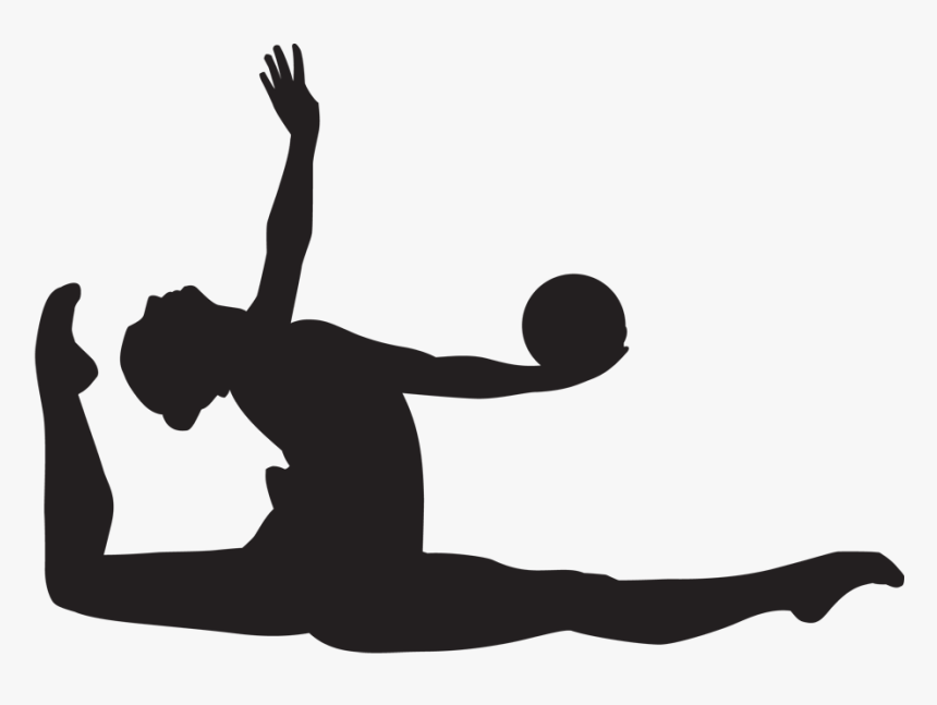 Rhythmic Gymnastics Sport Silhouette - Sports Silhouettes, HD Png Download, Free Download