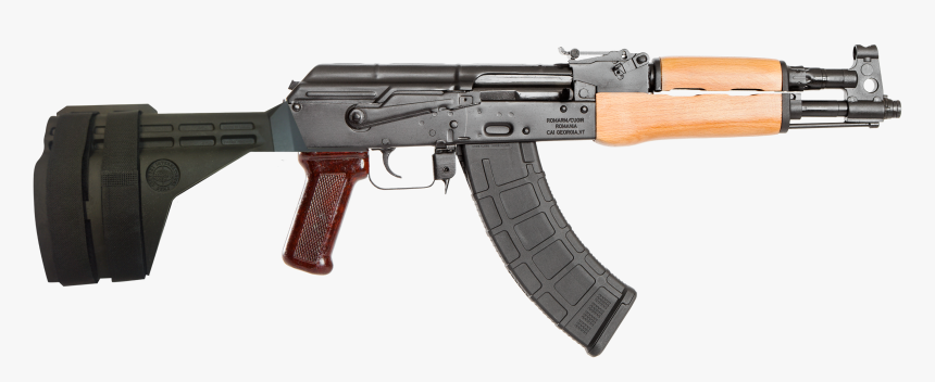 Century Hg1916cn Draco Ak Pistol With Brace Ak Pistol - Ak 47, HD Png Download, Free Download