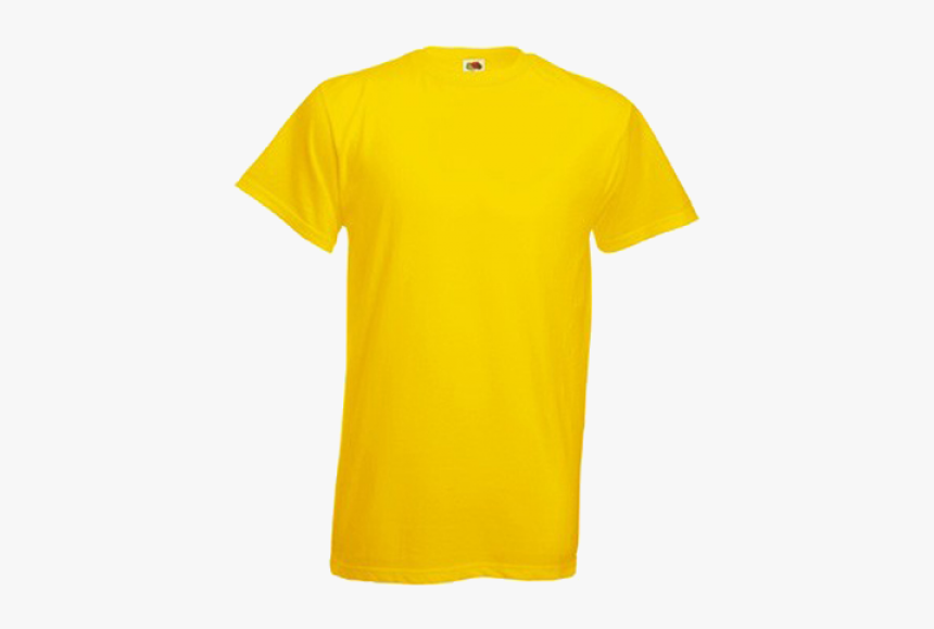 T-shirt Png Free Download - Golden Yellow T Shirt Template, Transparent Png, Free Download