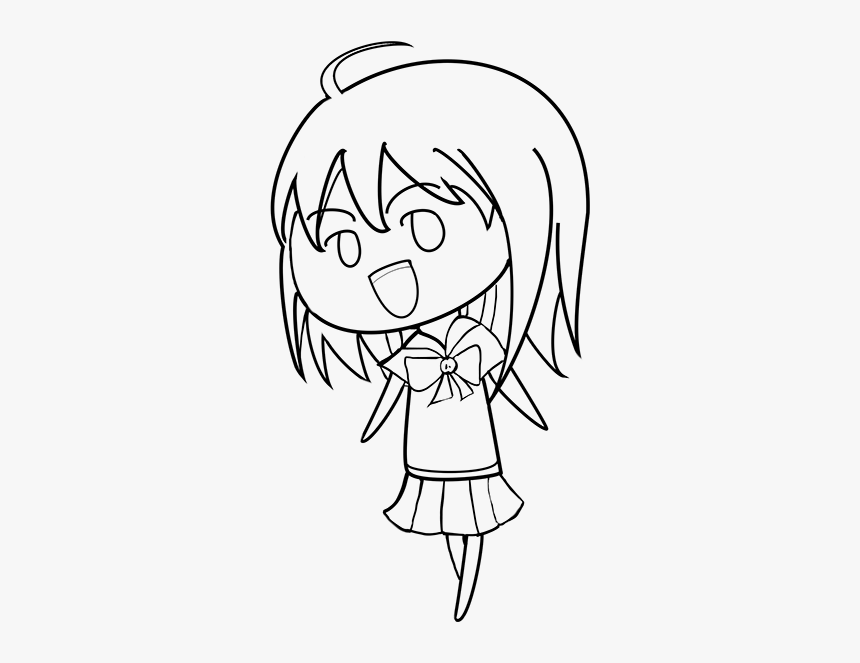 Anime Lineart Png, Transparent Png, Free Download
