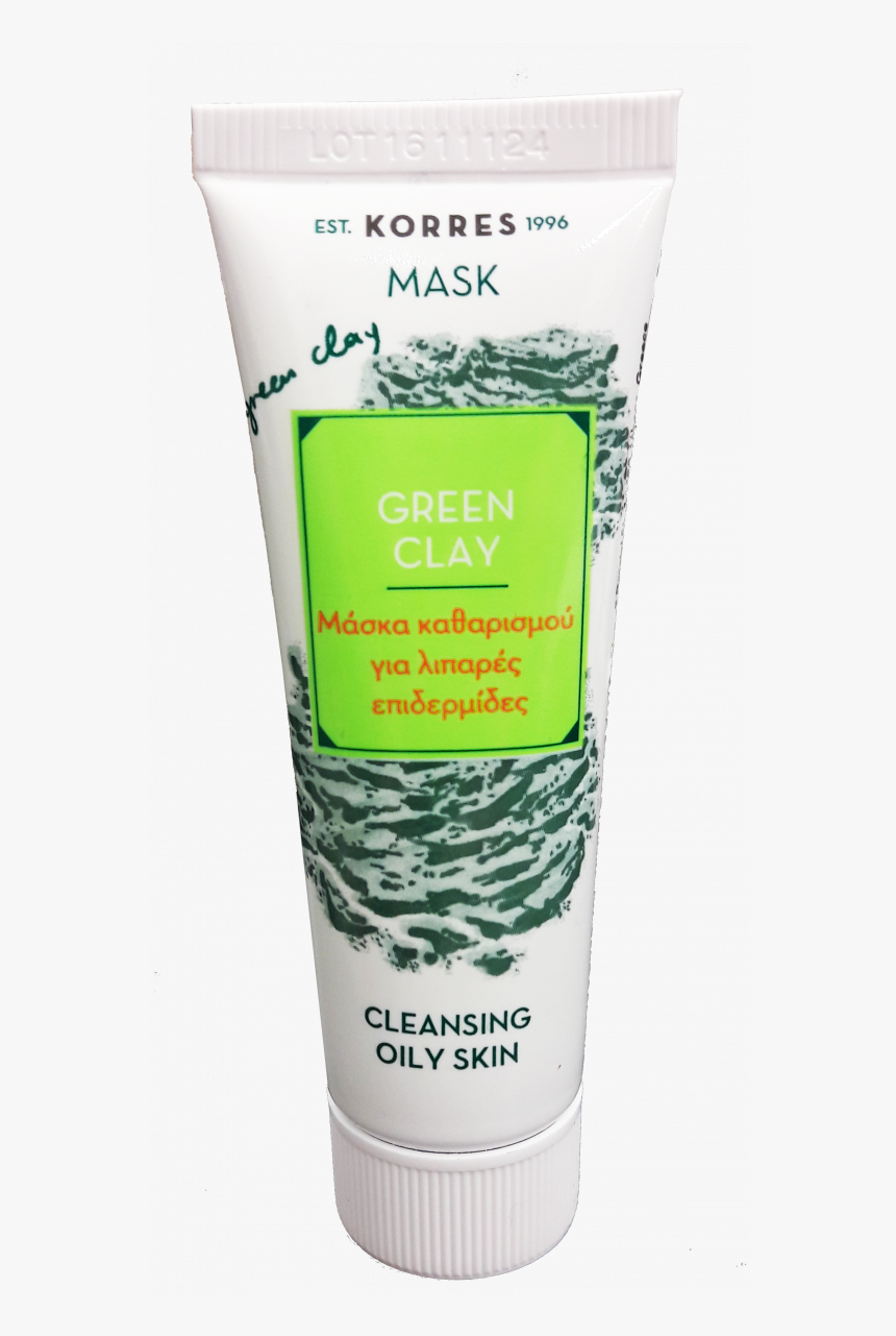 Korres Mask Green Clay 18ml - Sunscreen, HD Png Download, Free Download