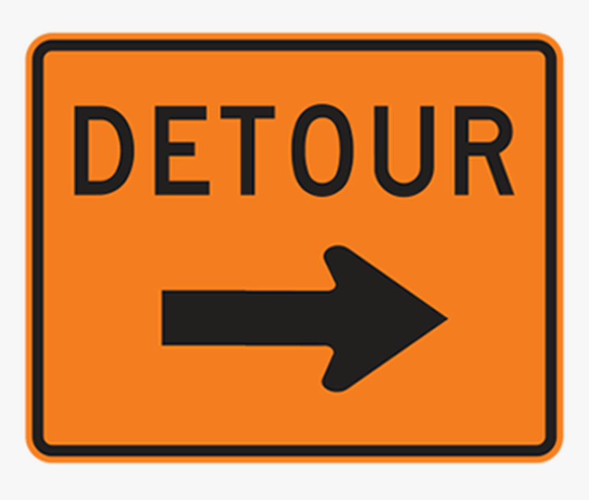 Detour - Detour Sign, HD Png Download, Free Download