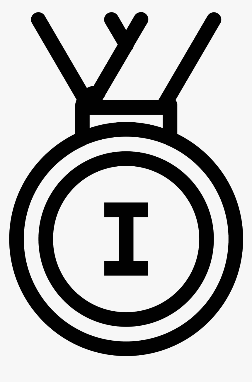 Gold Medal Free Black And White Huge Freebie Download - Phone Icon, HD Png Download, Free Download