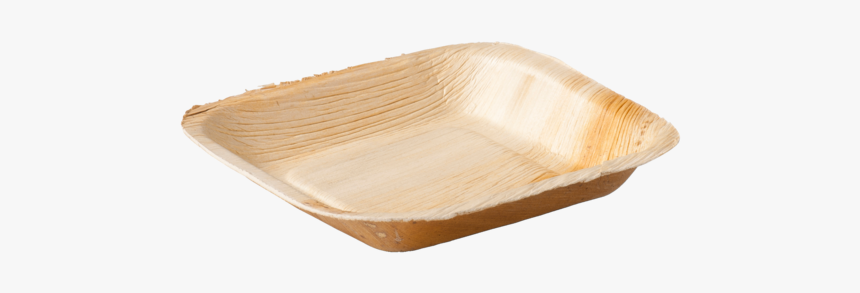 Biodore® Plate, Square, 1 Compartment, Palm Frond, - Plywood, HD Png Download, Free Download