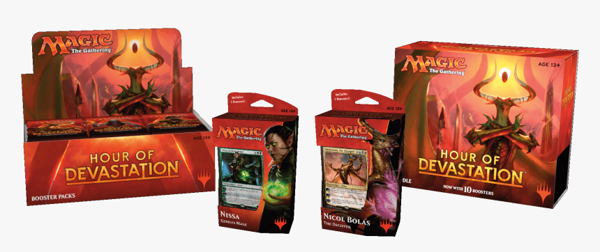 Hour Of Devastation Variety Pack - Magic: The Gathering, HD Png Download, Free Download