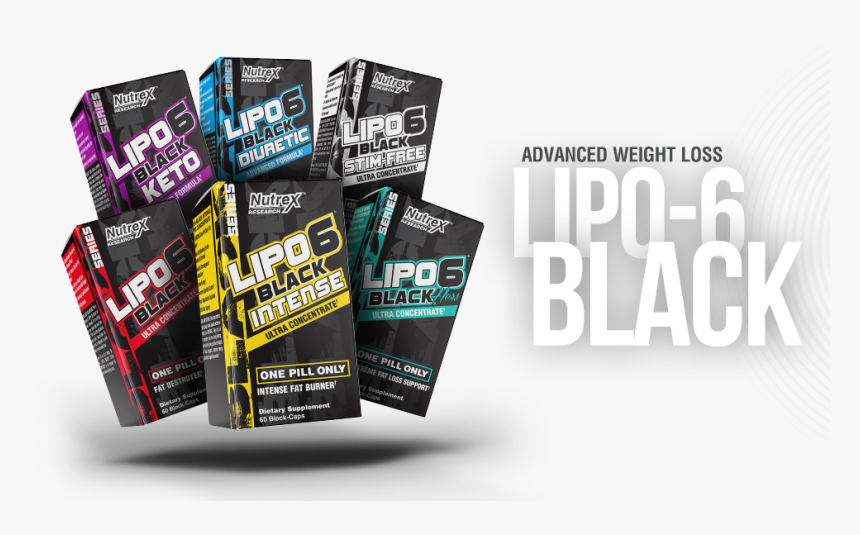 Lipo 6 Black Stim Free, HD Png Download, Free Download