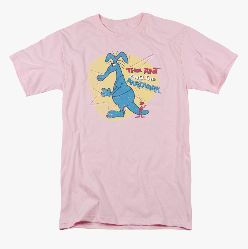 The Ant And The Aardvark T-shirt - Pink Panther And Women, HD Png Download, Free Download