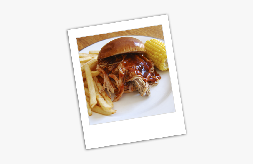 Pulled Pork Sandwich - Fast Food, HD Png Download, Free Download