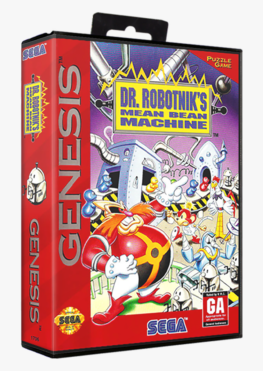Dr Robotnik's Mean Bean Machine Sega Genesis, HD Png Download, Free Download