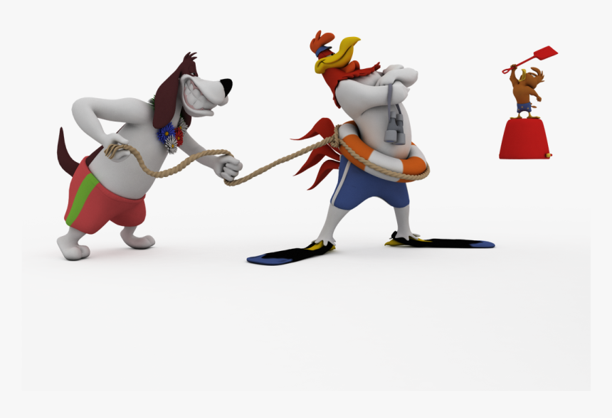 Actual-size 3d Characters Sculpts - Cartoon, HD Png Download, Free Download