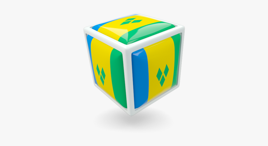 Download Flag Icon Of Saint Vincent And The Grenadines - Rubik's Cube, HD Png Download, Free Download