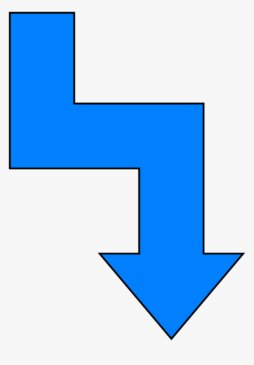 Arrow Blue - Crooked Arrow, HD Png Download, Free Download