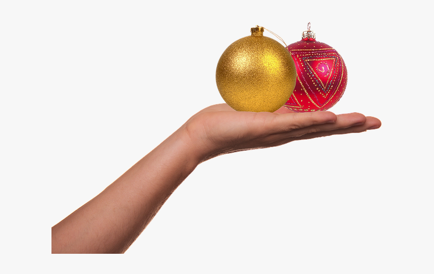 Gold Christmas Ball Png, Transparent Png, Free Download