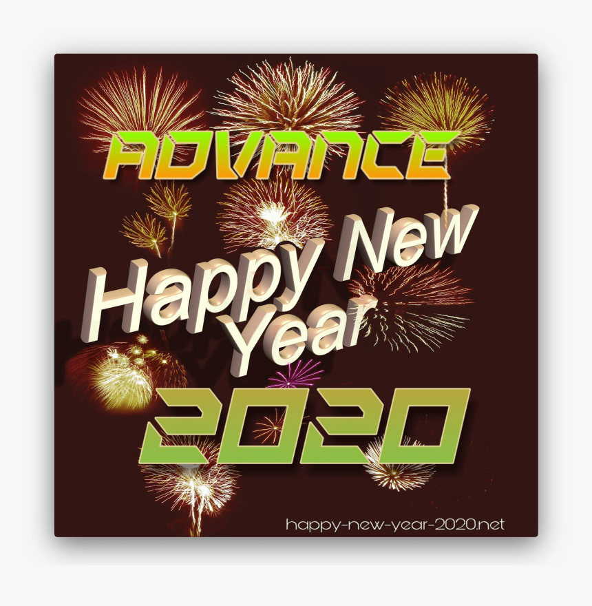 Advance Happy New Year 2020 Hd Images And Wallpapers5 - Fireworks, HD Png Download, Free Download