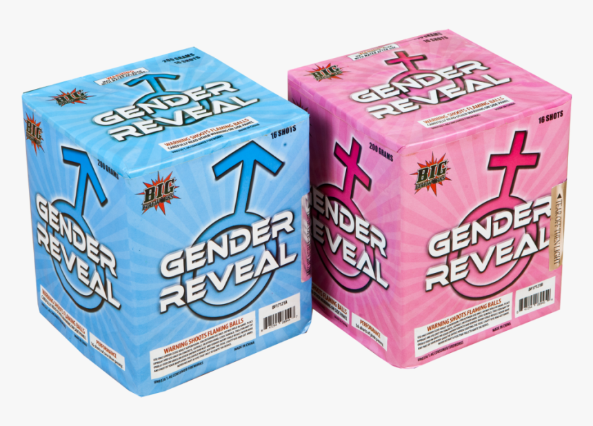 Blue And Pink Gender Reveal Cakes - Gender Reveal Pink Fireworks, HD Png Download, Free Download