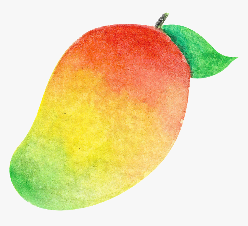This Graphics Is Watercolor Hand Painted Color Gradient - Mango, HD Png Download, Free Download