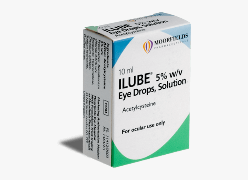 Ilube - Acetylcysteine Eye Drops India, HD Png Download, Free Download