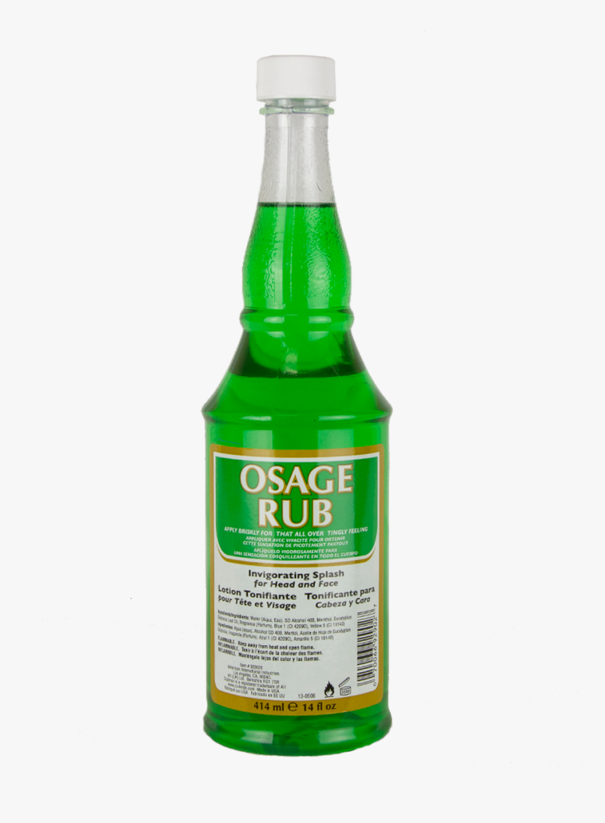 Osage Rub Aftershave - Osage Rub, HD Png Download, Free Download