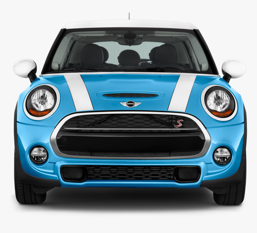 Blue Mini Cooper Png Free Download - Mini Cooper S Front, Transparent Png, Free Download