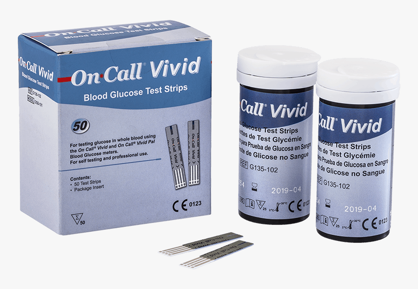 Call Vivid Blood Glucose Test Strips, HD Png Download, Free Download