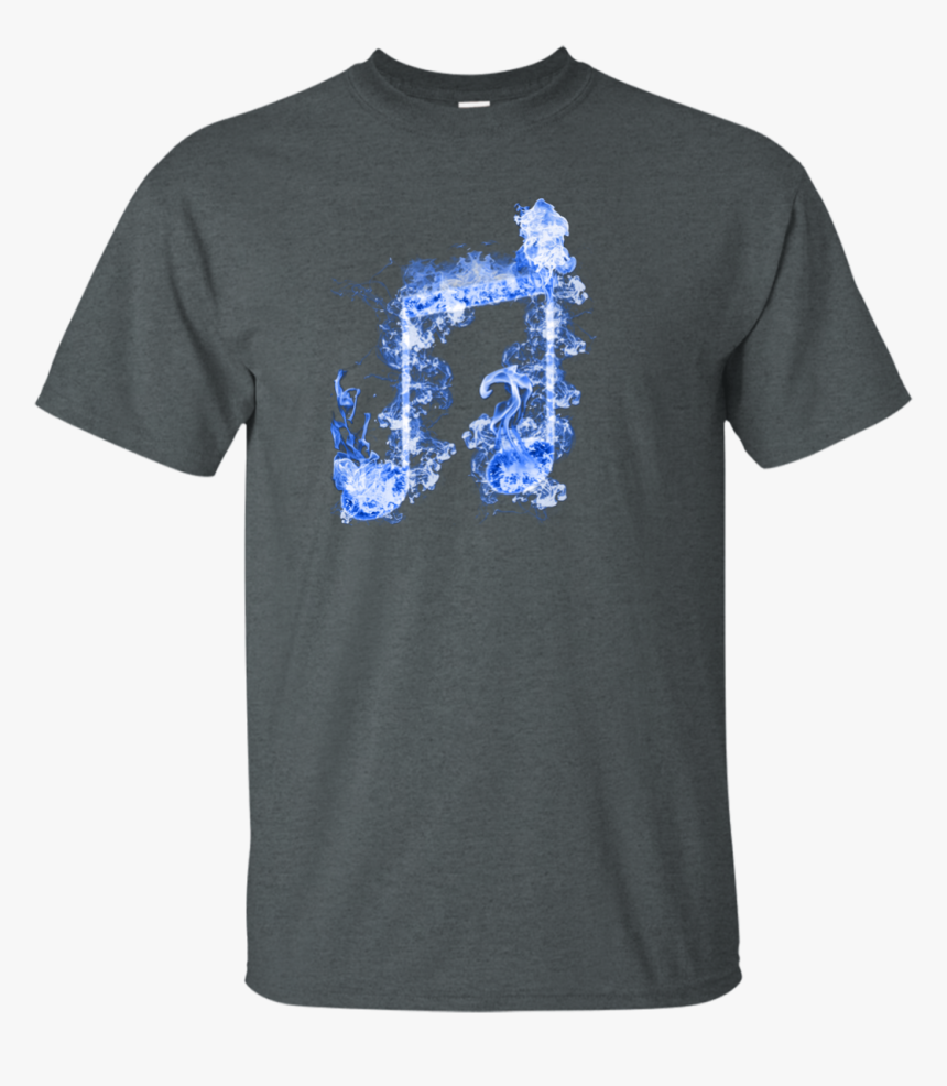 Blue Fire Two Eighth Note T-shirt, HD Png Download, Free Download