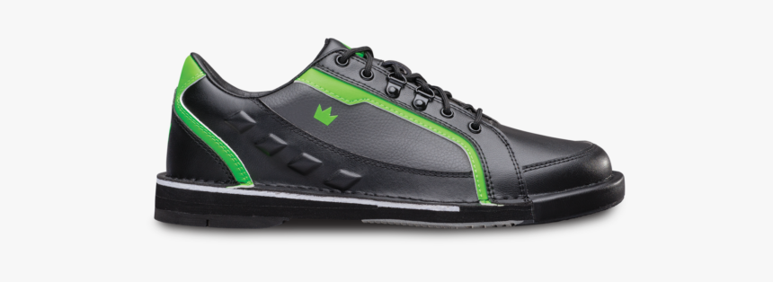 58 506111 Xxx Punisher Black Neon Green Side Outer - Brunswick Bowling Shoes, HD Png Download, Free Download