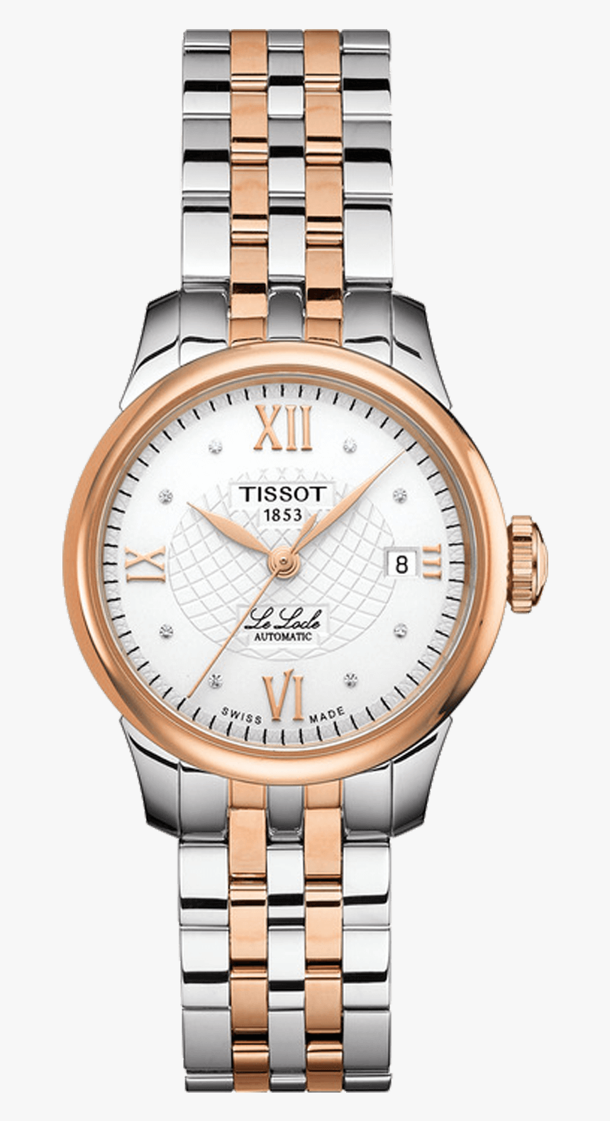 Le Locle Automatic Lady - Tissot Le Locle Automatic Lady Diamond, HD Png Download, Free Download