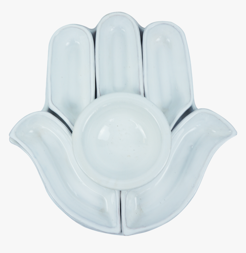 Hand Shaped Hamsa Apetizer Plate"
 Class="lazyload - Saucer, HD Png Download, Free Download