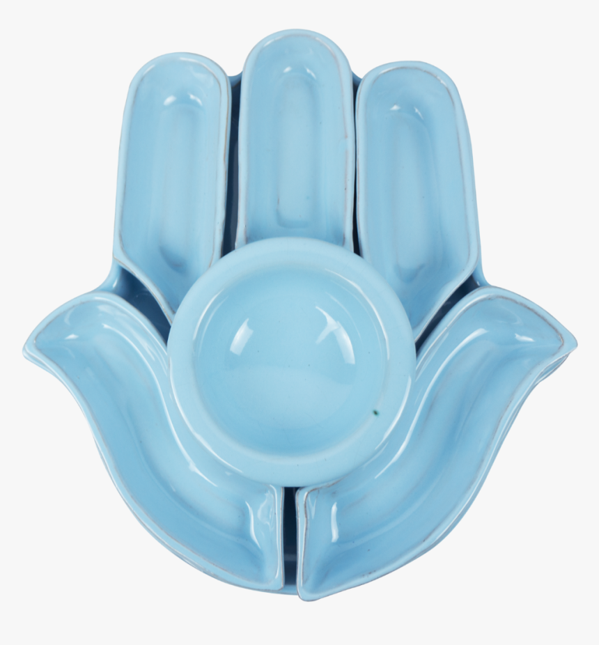 Hand Shaped Hamsa Apetizer Plate"
 Class="lazyload - Saucer, HD Png Download, Free Download