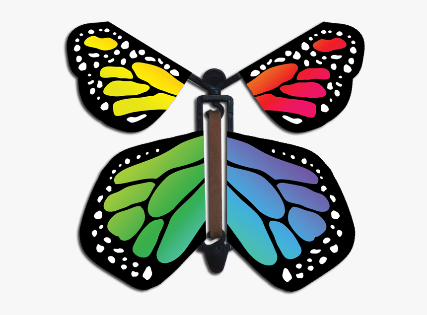 Flying Butterfly In Card, HD Png Download, Free Download