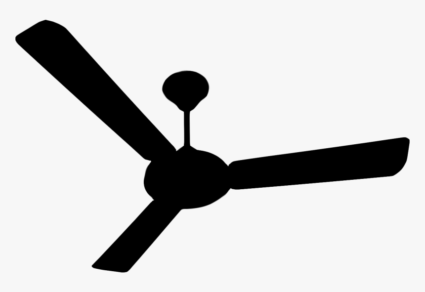 Ceiling Fan Clipart , Png Download - Ceiling Fan Silhouette Png, Transparent Png, Free Download