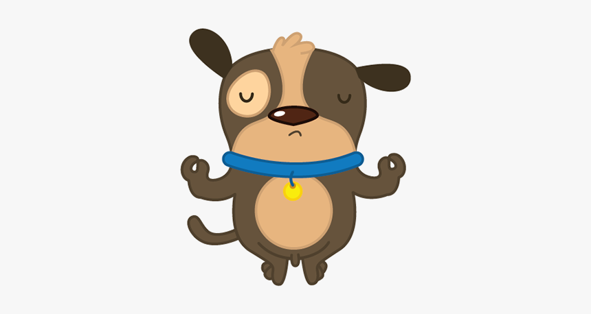 Dog Meditating Clipart, HD Png Download, Free Download