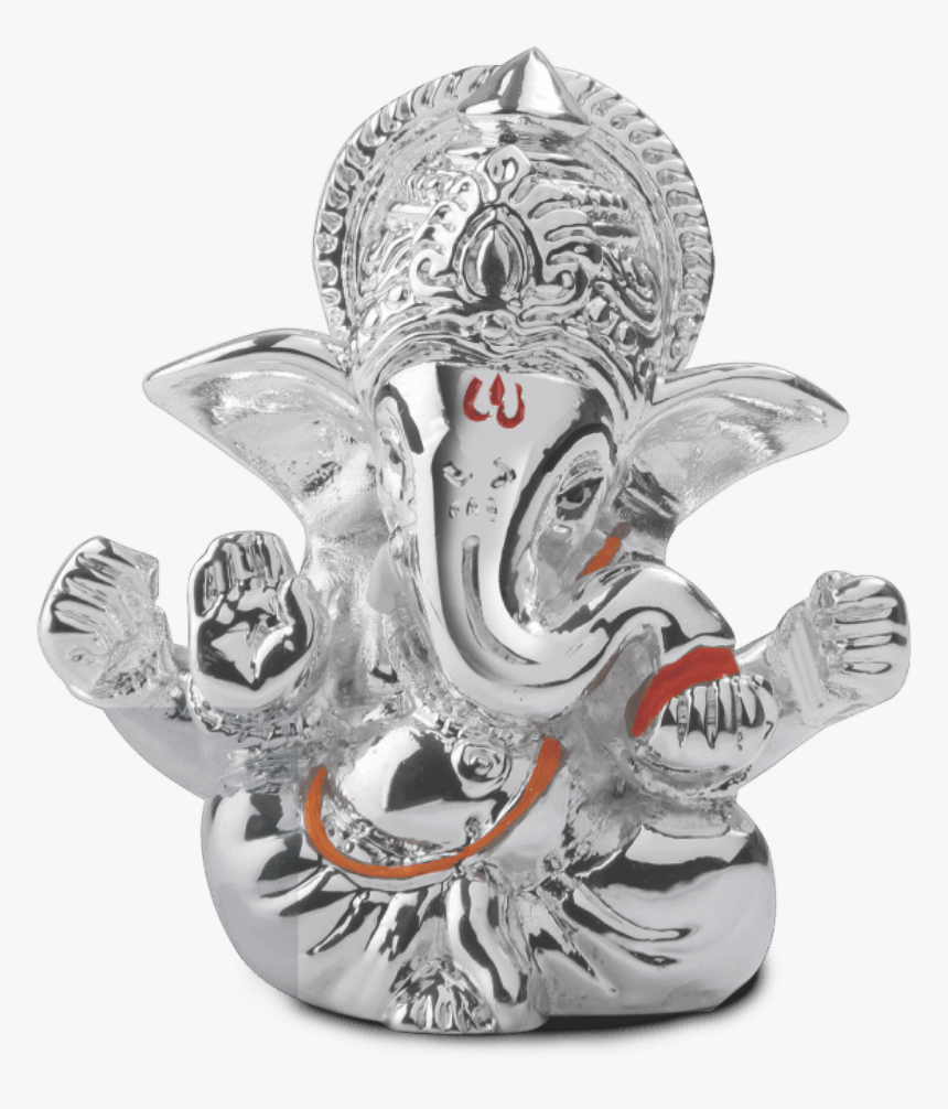 Silver Ganesh Murti Png, Transparent Png, Free Download
