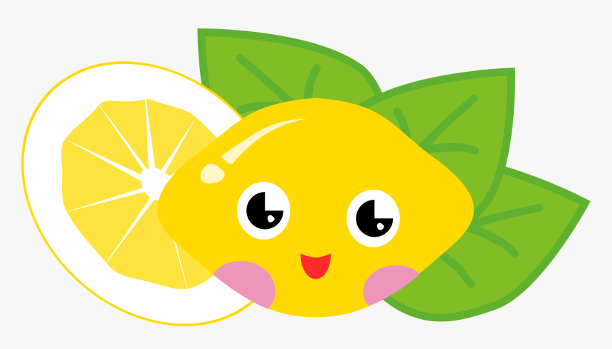 Cartoon Group Lemon - Cute Cartoon Fruits Png, Transparent Png, Free Download