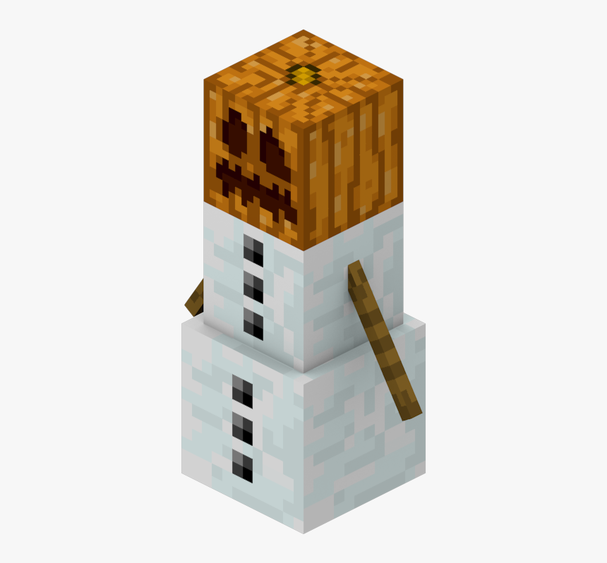 Minecraft Snow Golem Png, Transparent Png, Free Download