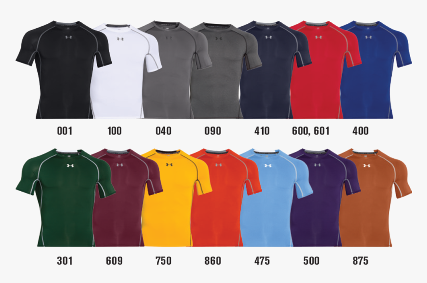 Custom Under Armour Heat Gear Compression Shirts - Polo Shirt, HD Png Download, Free Download