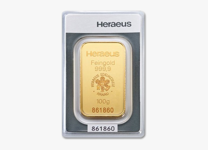 Heraeus 20 Gram Gold Bar, HD Png Download, Free Download