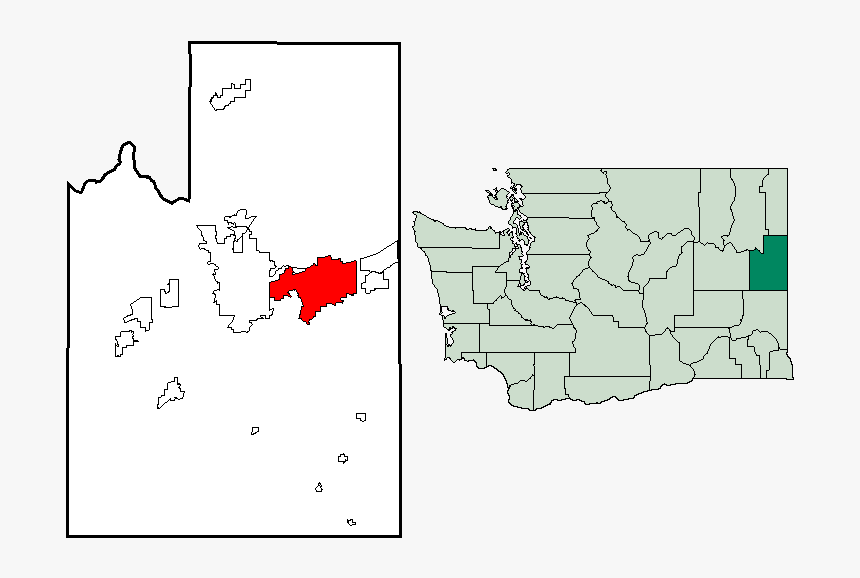 Spokane Valley In Spokane County - Washington State Png White, Transparent Png, Free Download