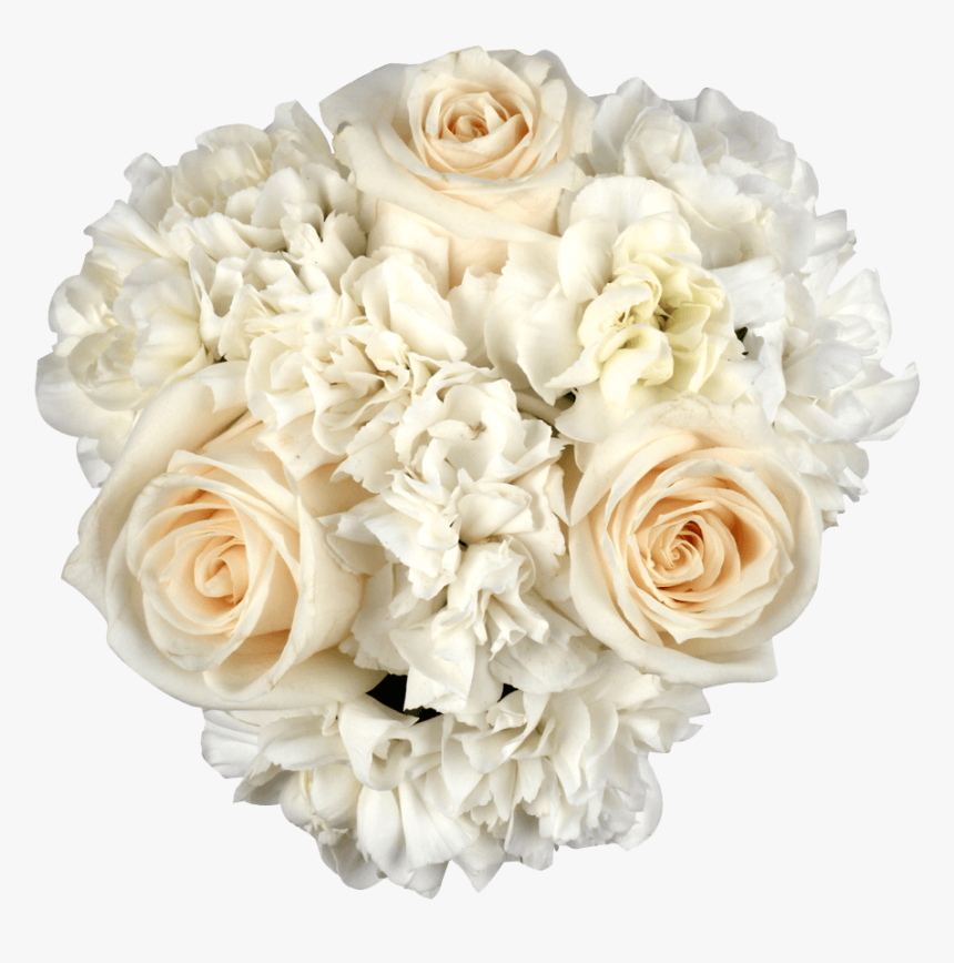 Wedding Flower Centerpiece With White Roses Carnations - Floribunda, HD Png Download, Free Download