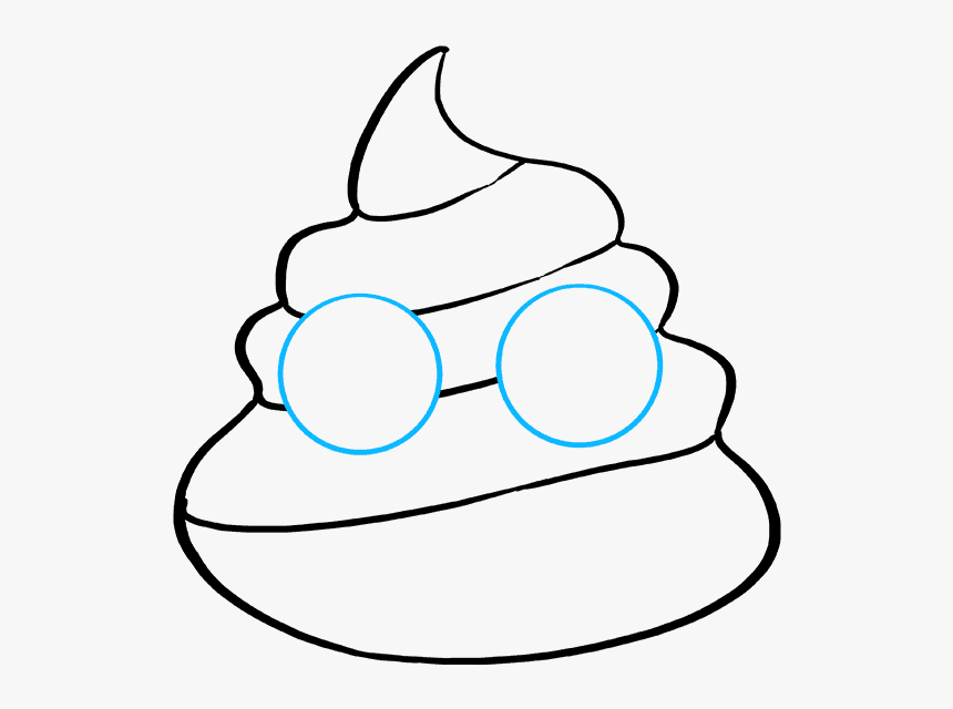 How To Draw Poop Emoji - Draw A Poop Emoji, HD Png Download - kindpng