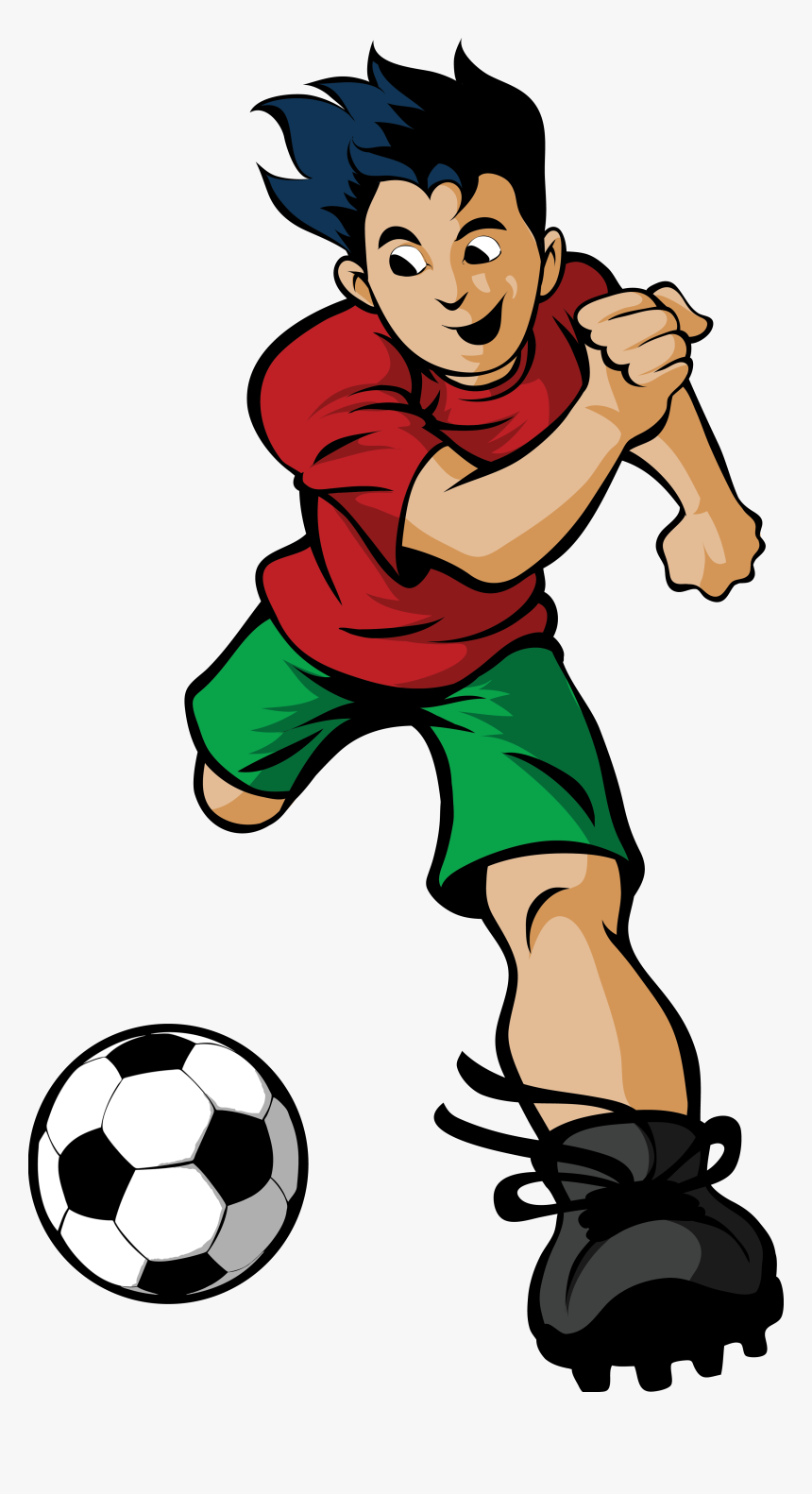 Soccer Player Cartoon Png Clipart , Png Download - Economic Rent Example, Transparent Png, Free Download