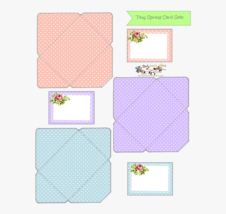 🐤 Tiny Spring Note Card Sets 🐤 - Motif, HD Png Download, Free Download