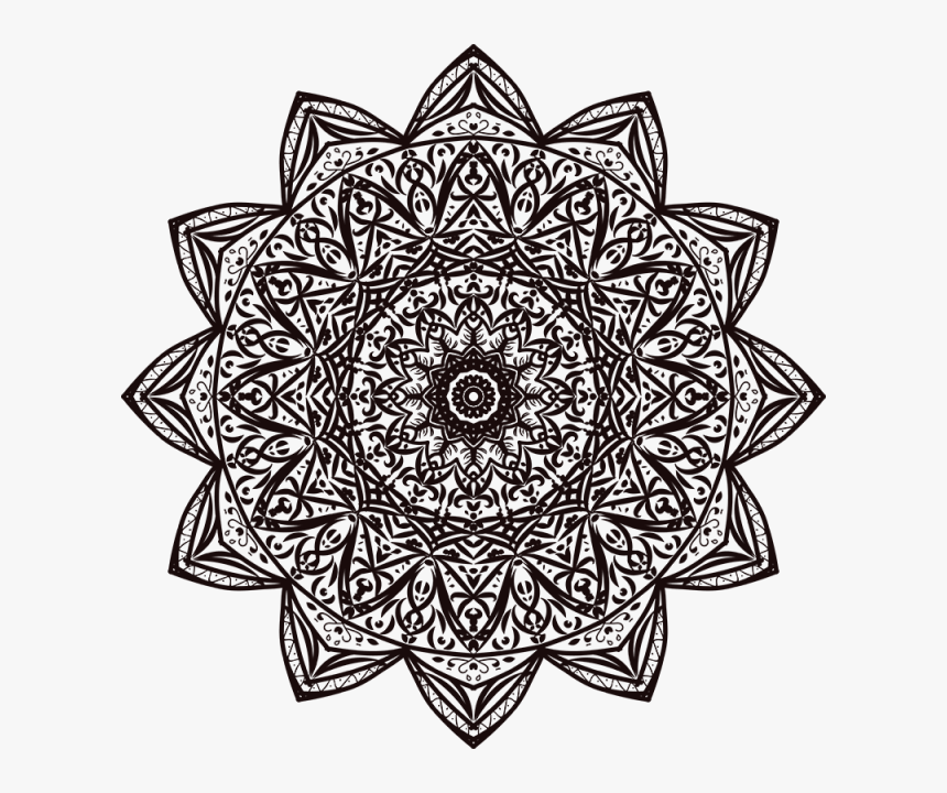 Black Mandala Png - Csir National Institute For Interdisciplinary Science, Transparent Png, Free Download