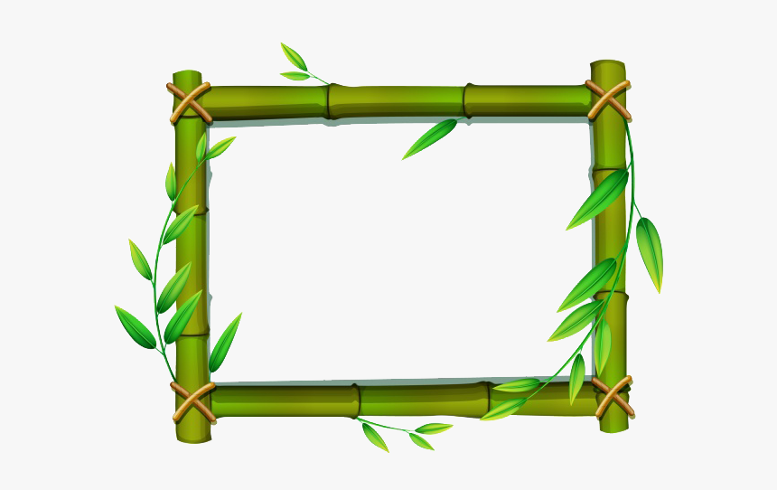 Bamboo Stick Png Hd - Bamboo Clipart Frame, Transparent Png, Free Download