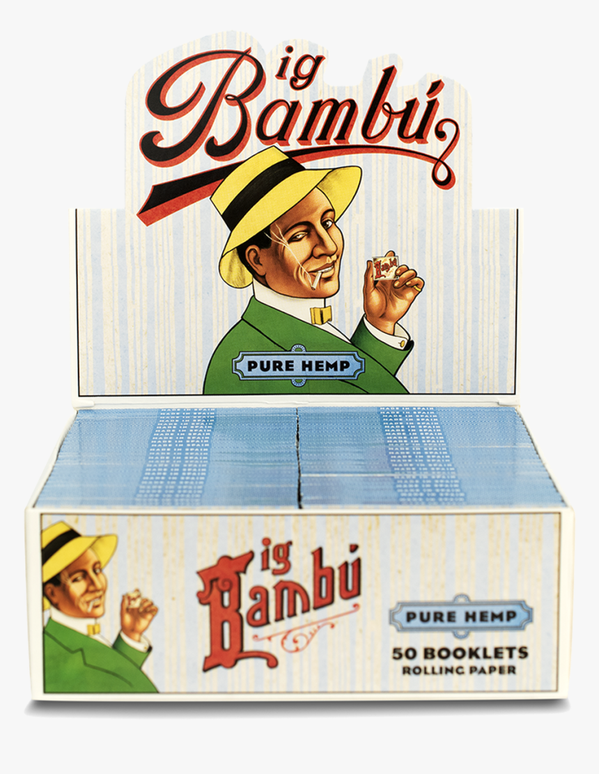 Big Bambu Pure Hemp Rolling Papers - Bambu Classic Rolling Papers, HD Png Download, Free Download