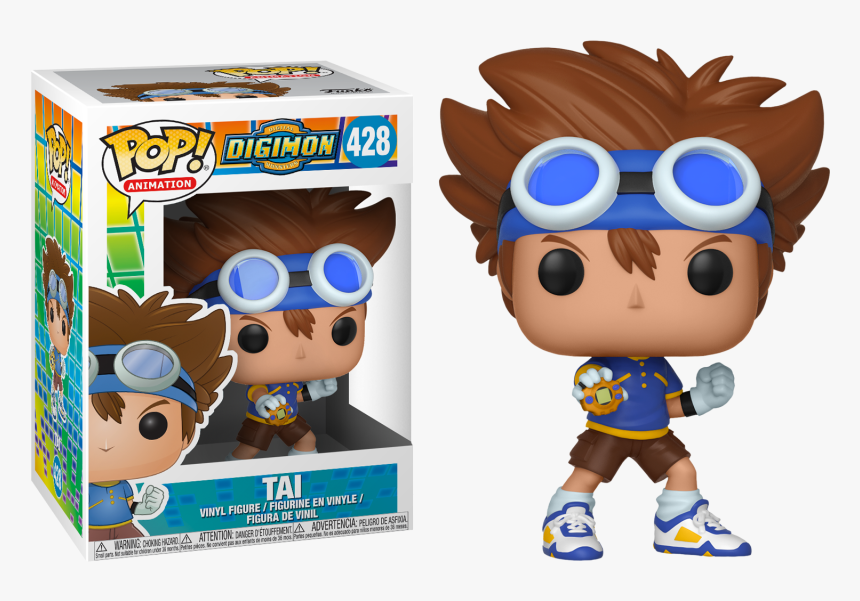 Digimon Tai Kamiya Funko Pop Vinyl Figure Popcultcha - Digimon Funko Pop, HD Png Download, Free Download